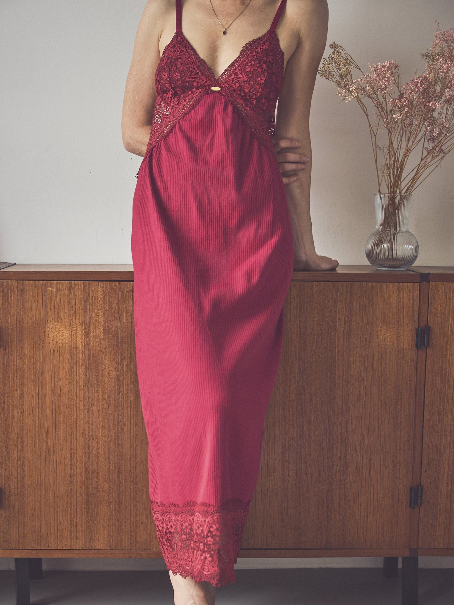 Maxi Full-Length Nightie | Scarlet