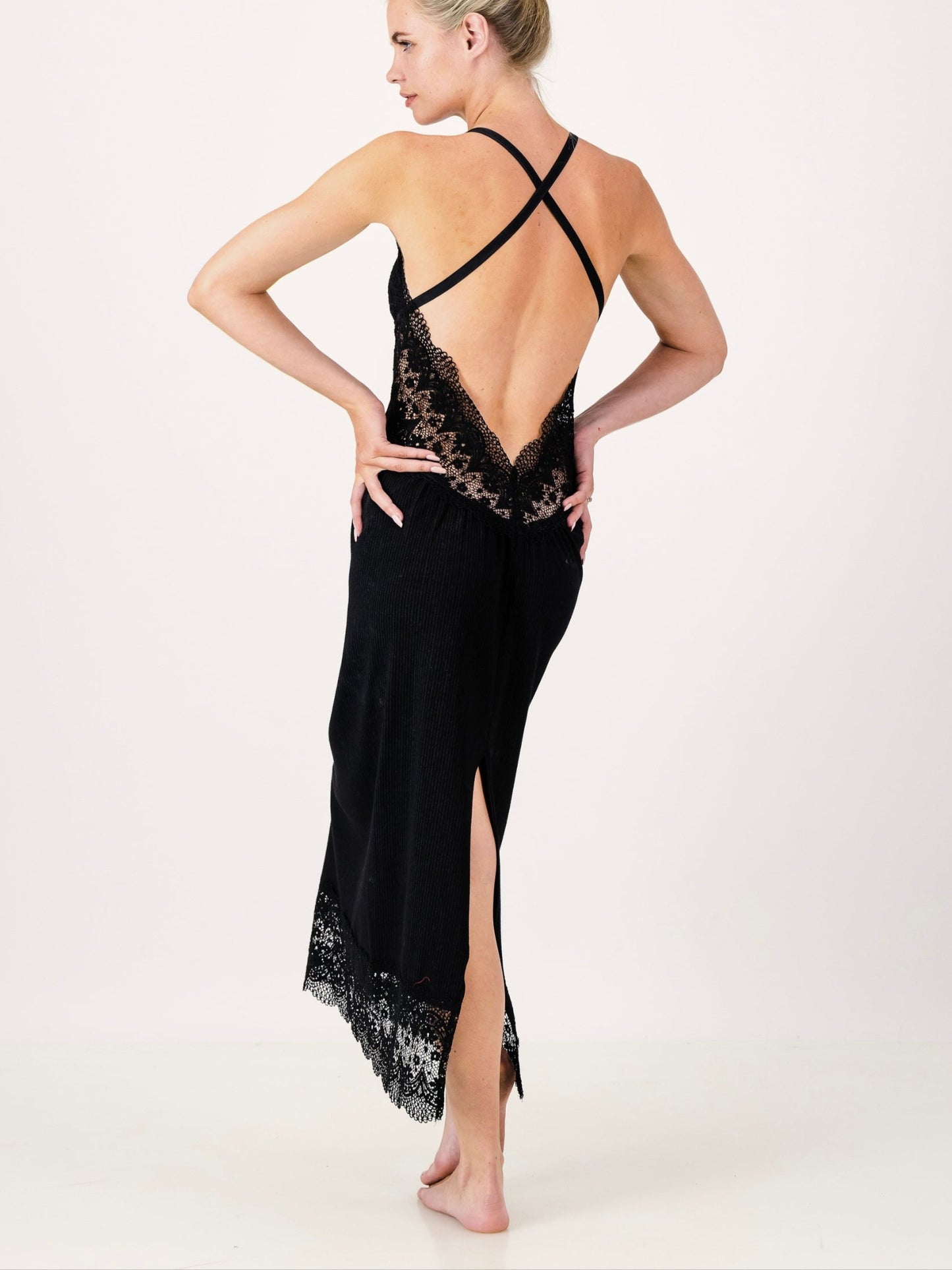 Maxi Full-Length Nightie | Ebony