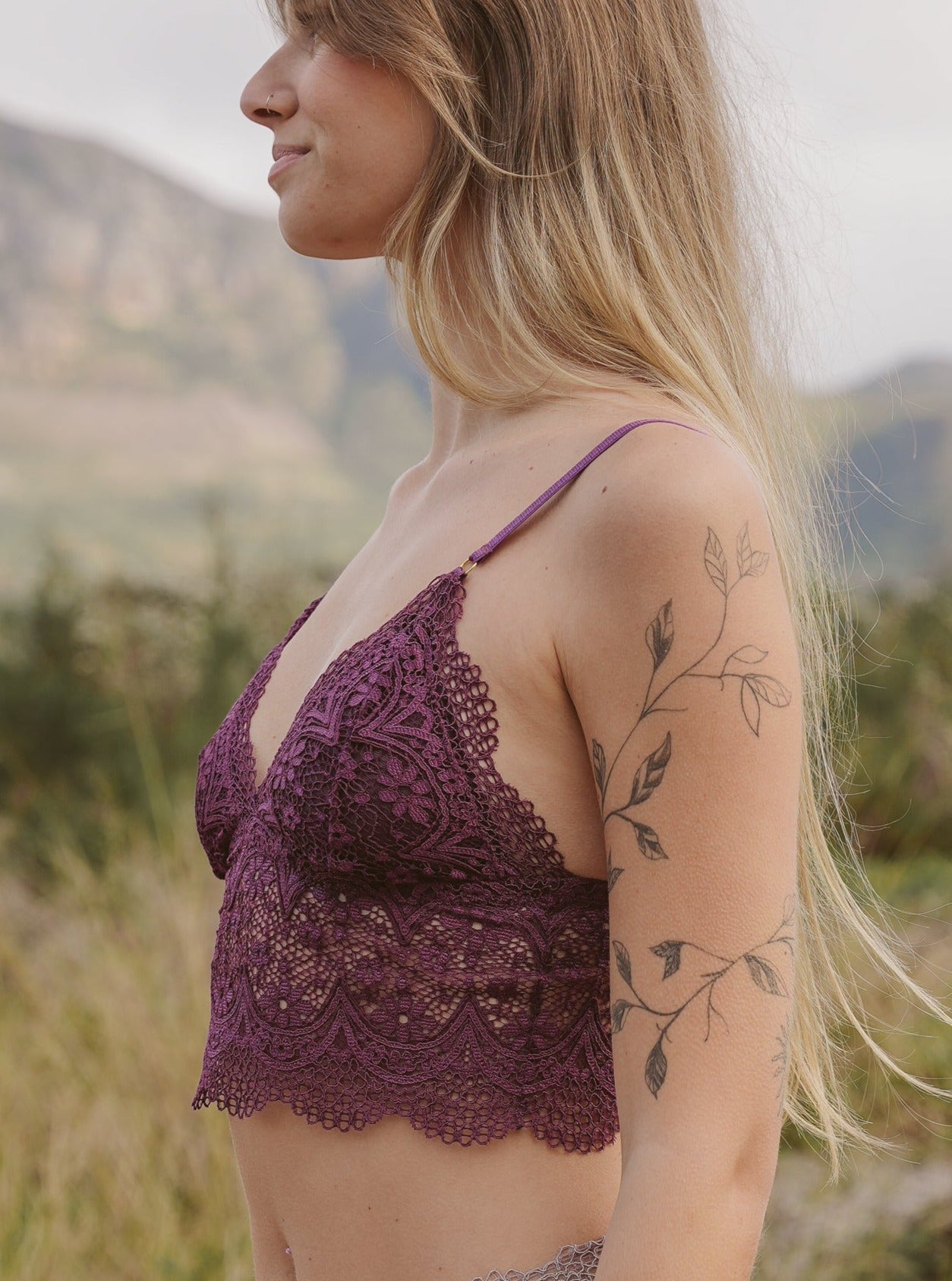 Zsa Zsa Bra in Plum