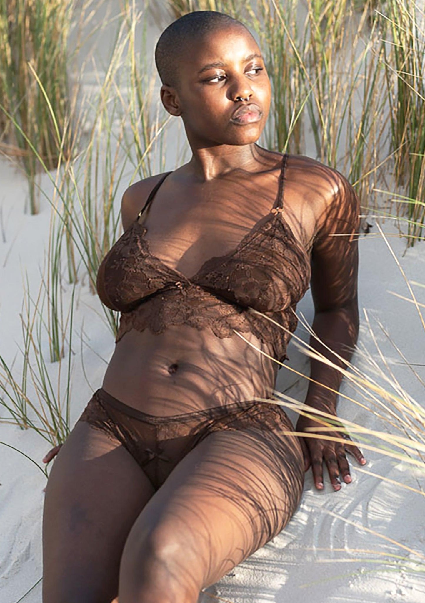 Chocolate Fondue Indie + Panty Set