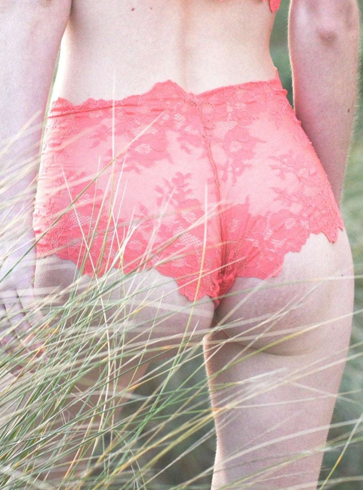 Cheeky Boyshort in Tangerine - Takkleberry