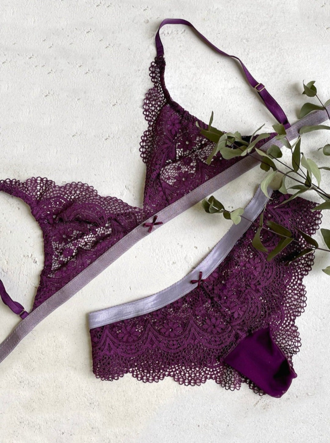 Florence and Brazilian Set | Plum