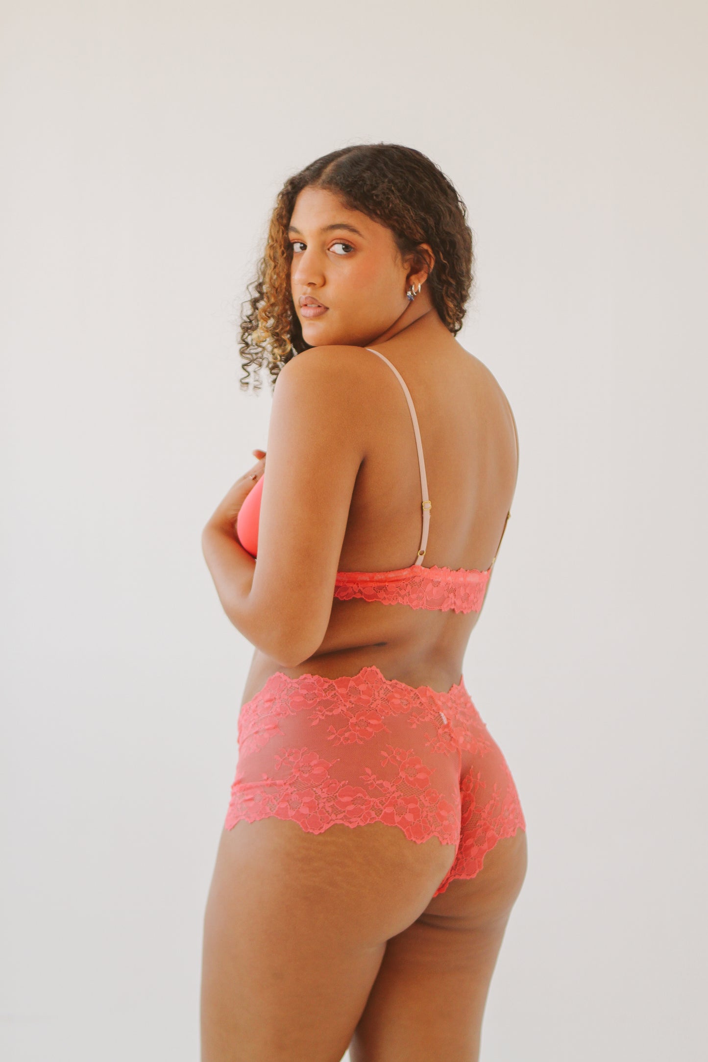 Lia and Boyshort Set | Tangerine
