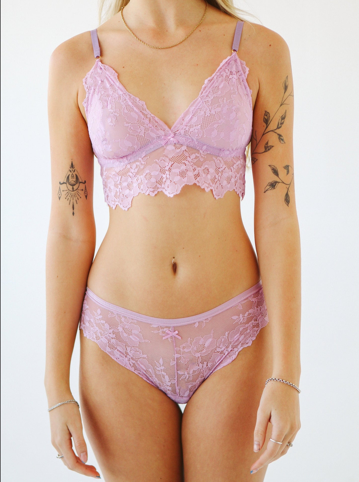 Lovely Lilac Indie + Panty Set