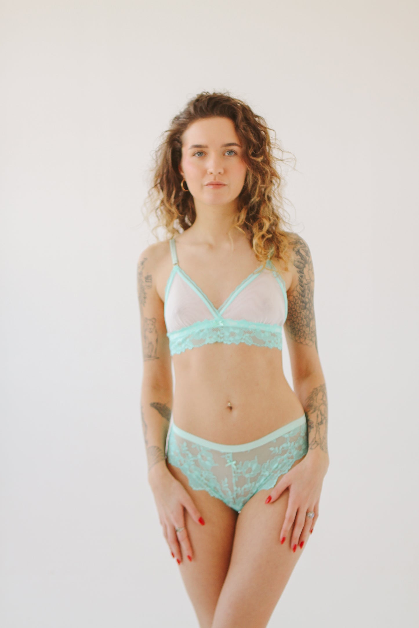 Mint Lia + Panty Set