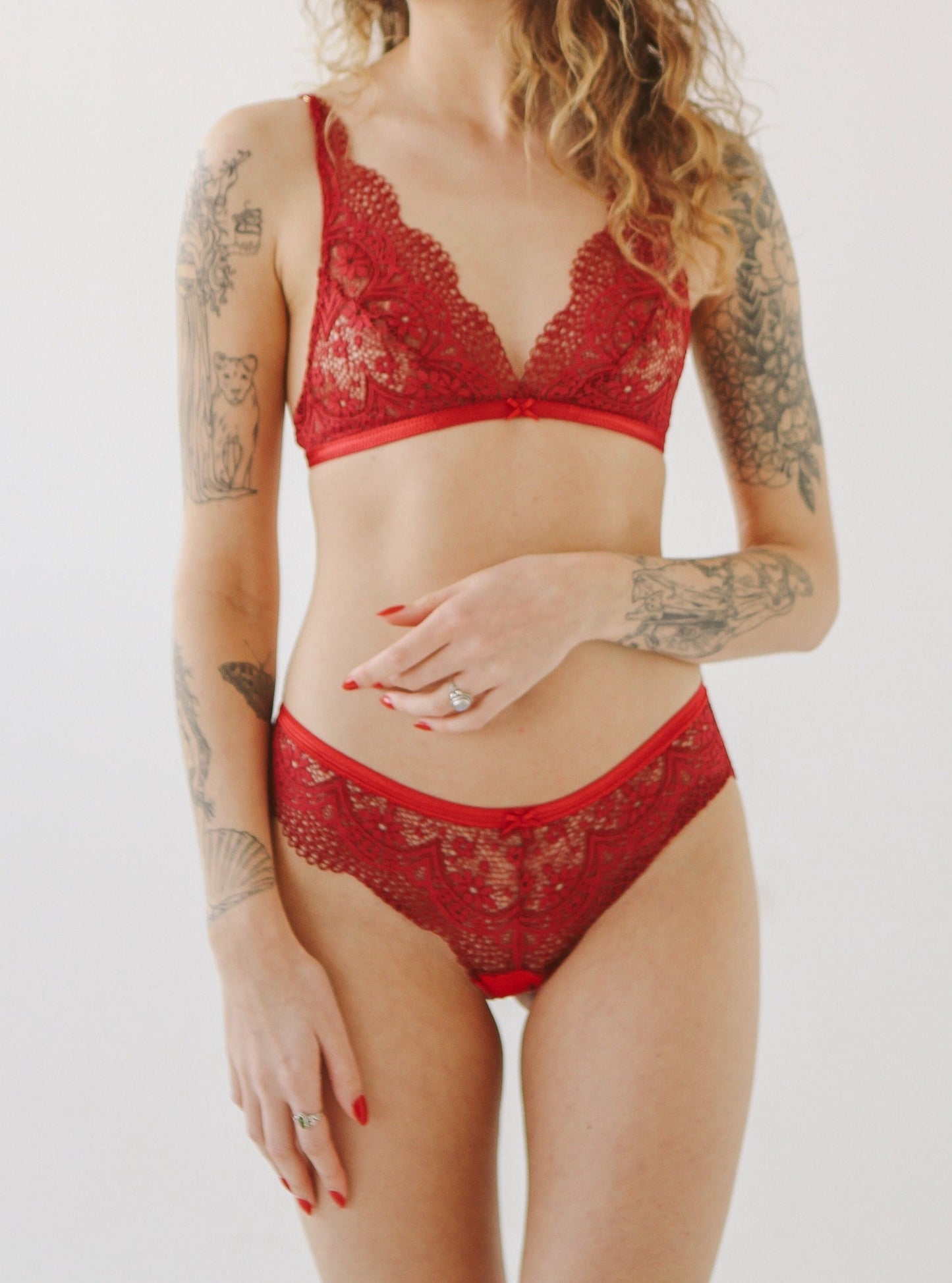Florence and Brazilian Set | Scarlet