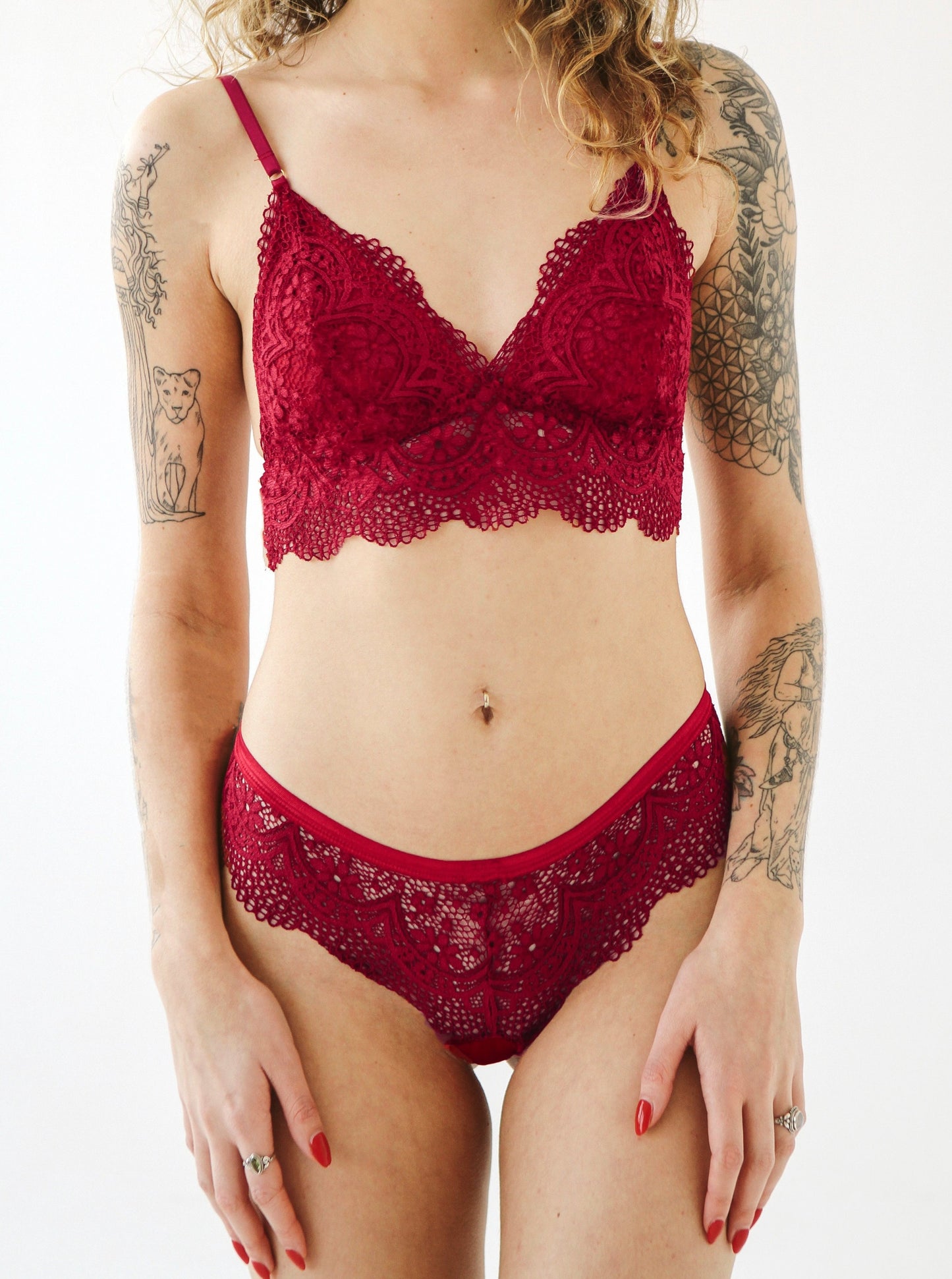 Scarlet Zsa Zsa + Brazilian Set