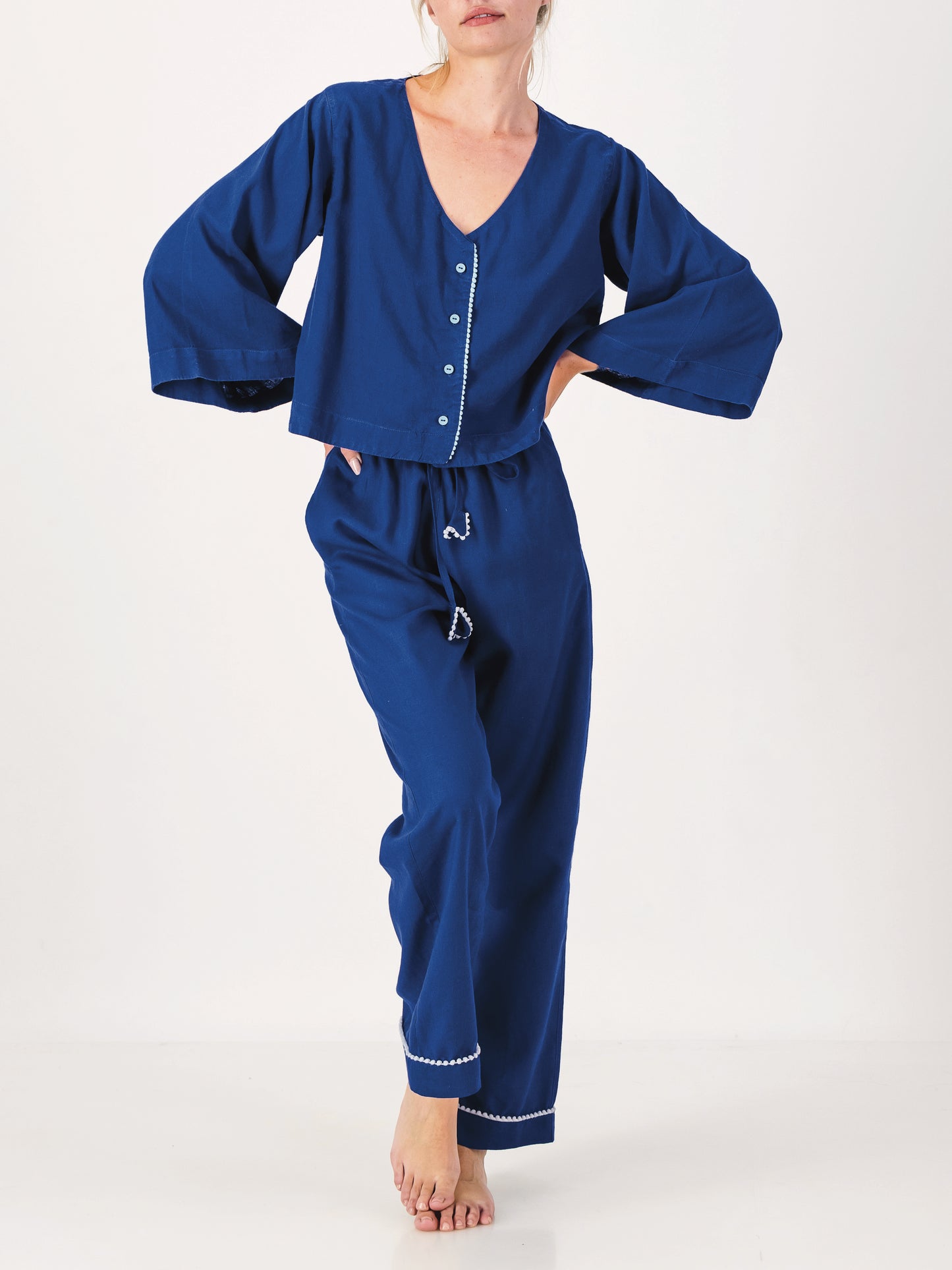 Loungy Linen Set - Long | Royal