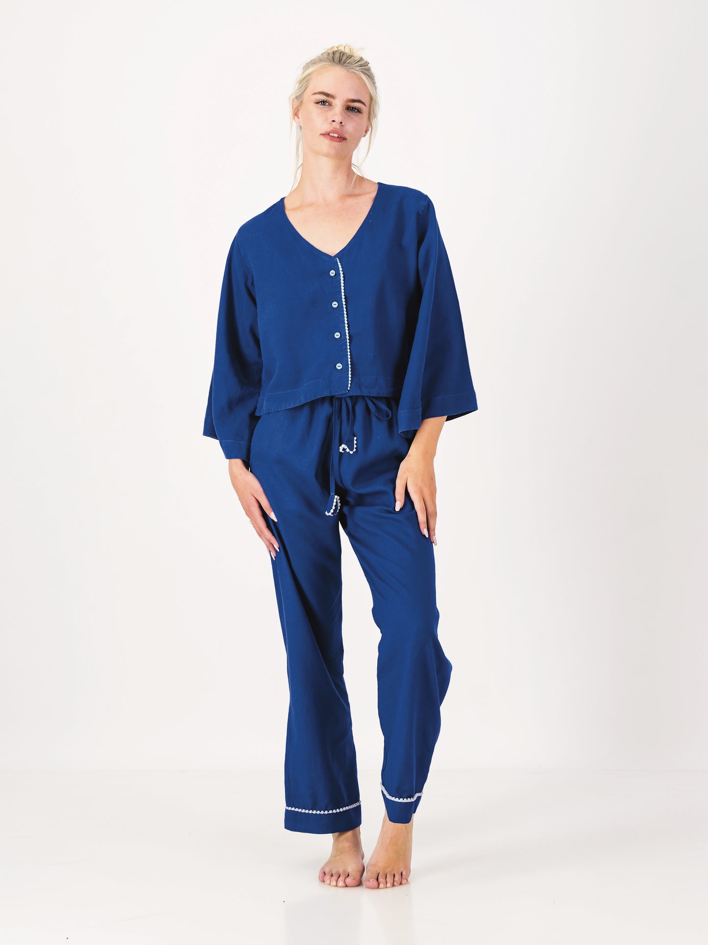 Loungy Linen Set - Long | Royal