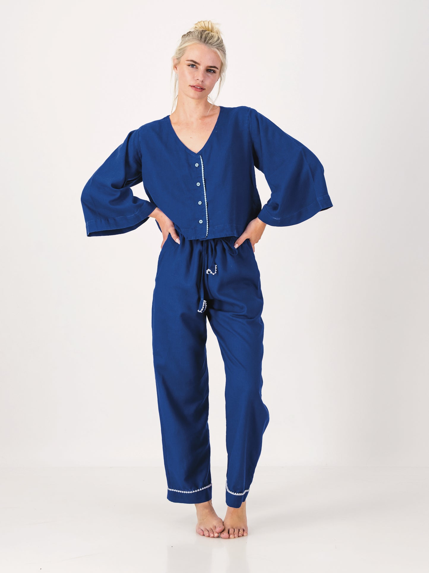 Loungy Linen Set - Long | Royal