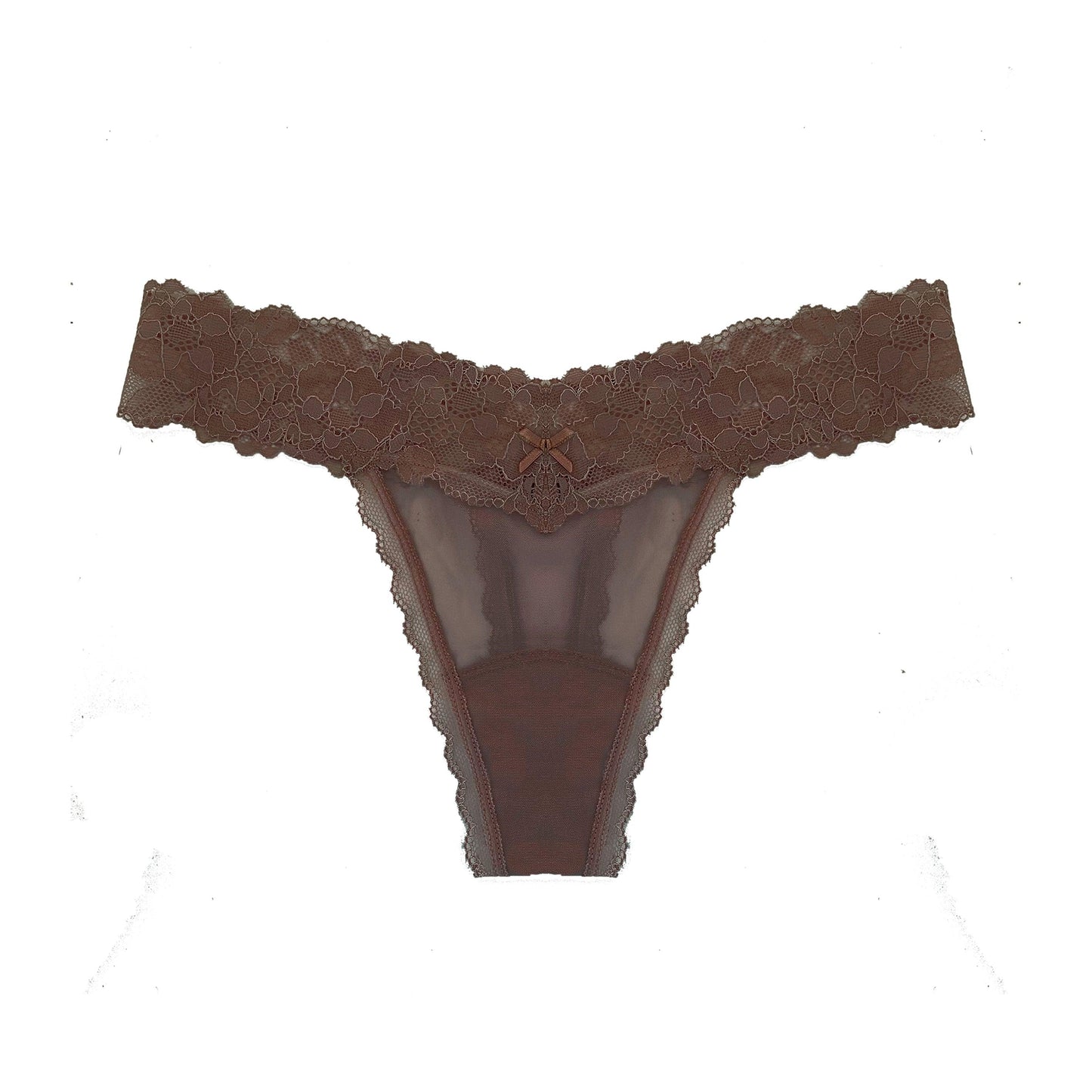 Barely There Thong in Chocolate Fondue - Takkleberry
