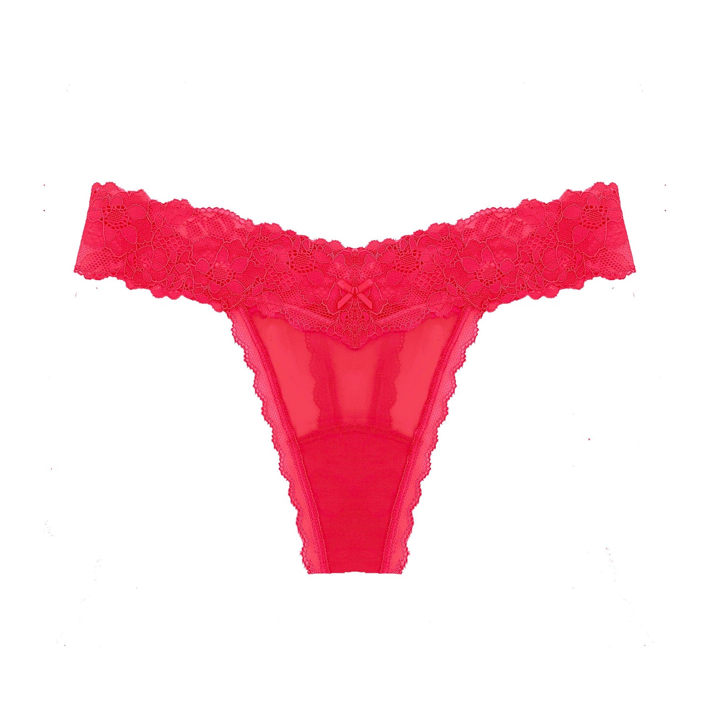Barely There Thong in Lady in Red - Takkleberry