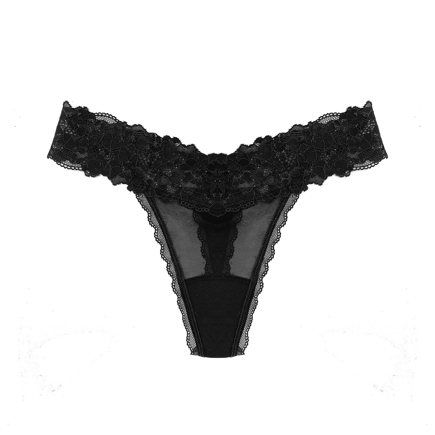 Barely There Thong in Ebony - Takkleberry
