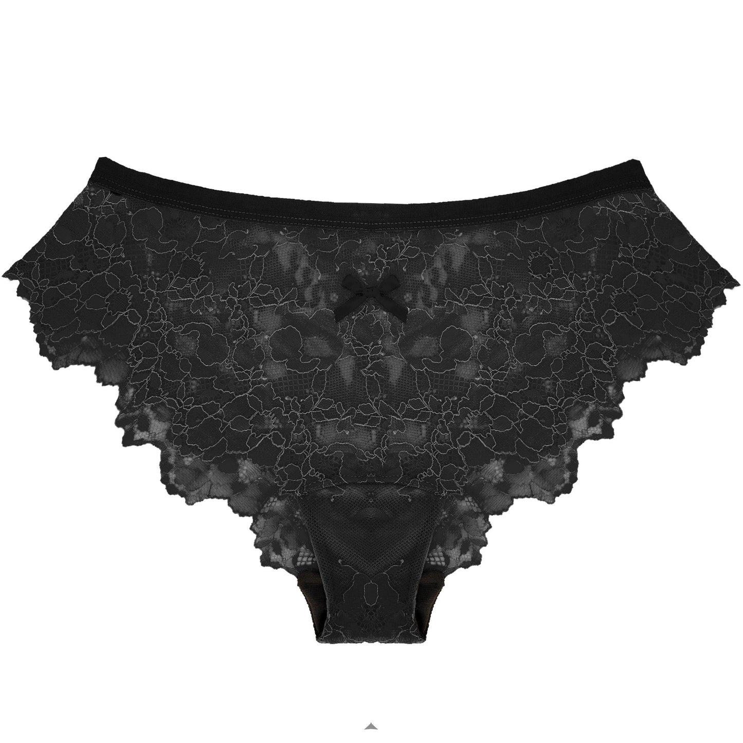 Lace Panty in Ebony - Takkleberry