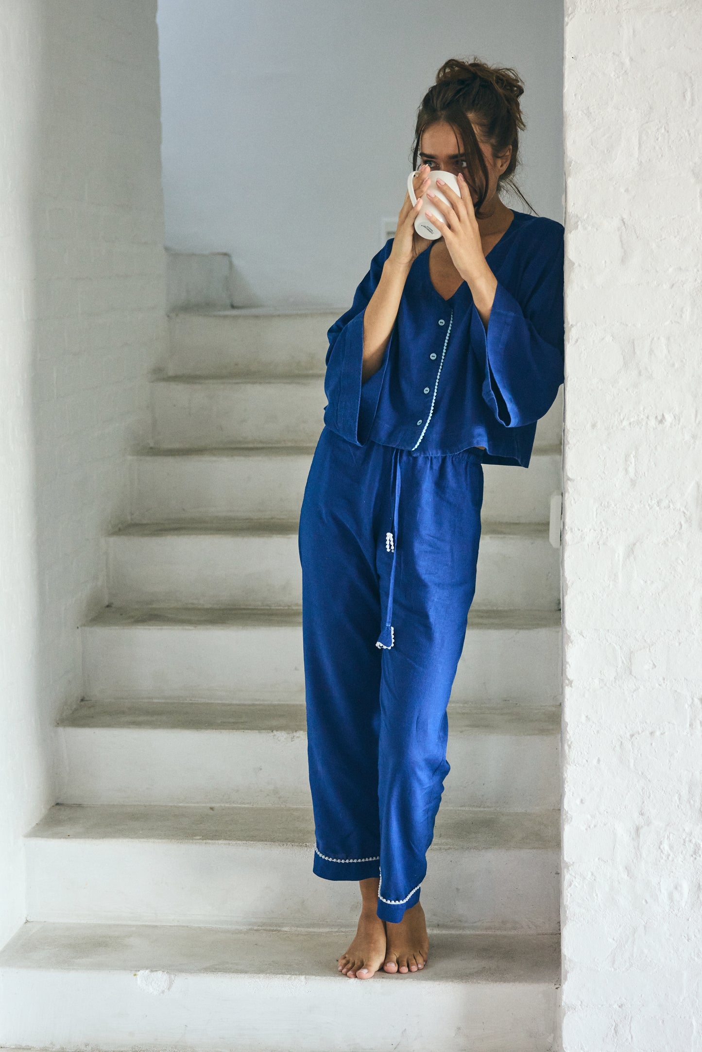 Linen PJ Pants | Royal