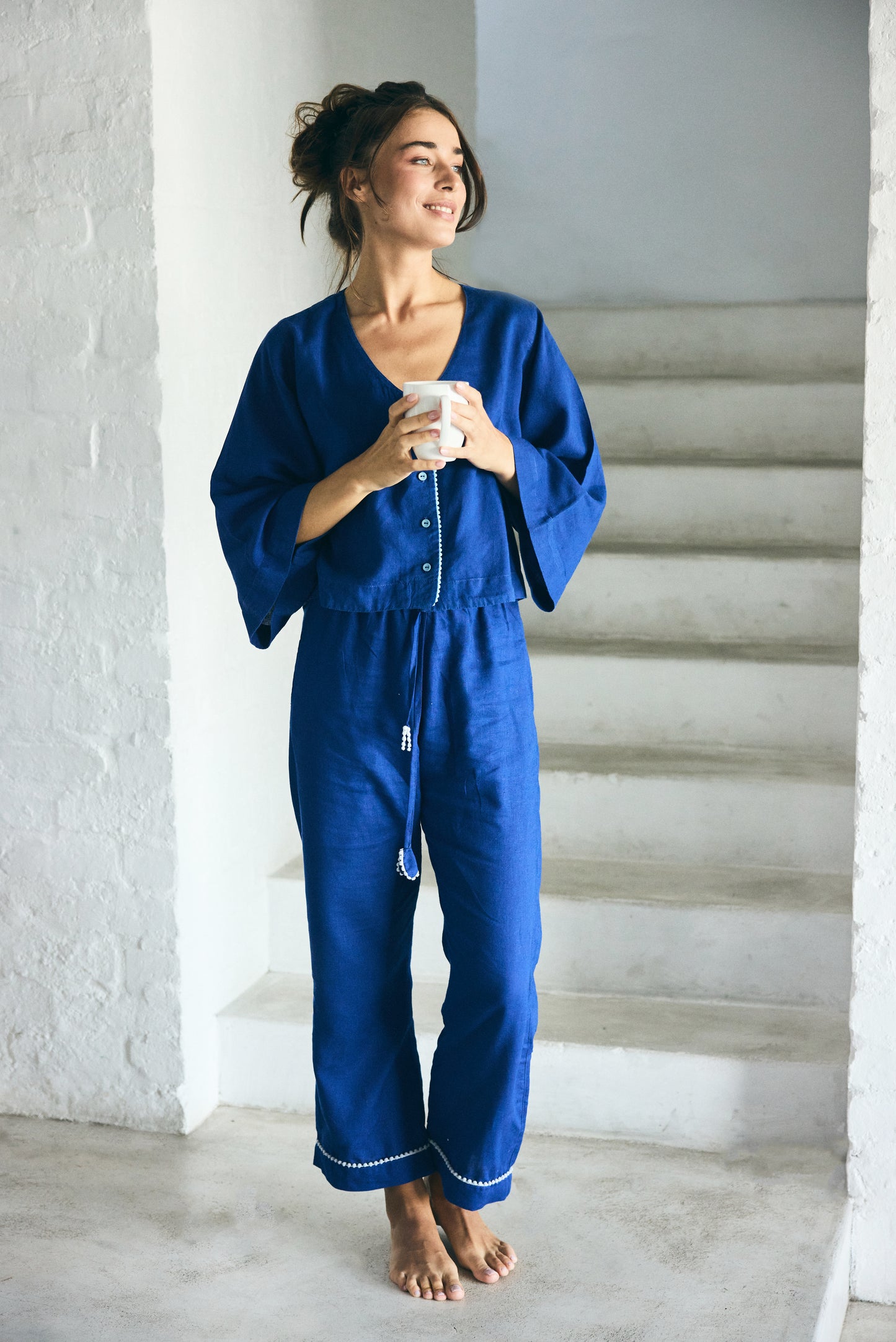Linen PJ Pants | Royal