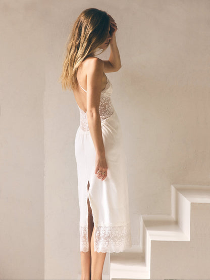 Maxi Full-Length Nightie | Coconut Milk