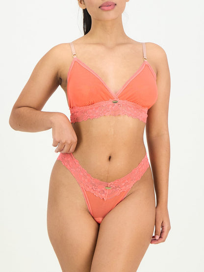 Lia and Thong Set | Tangerine