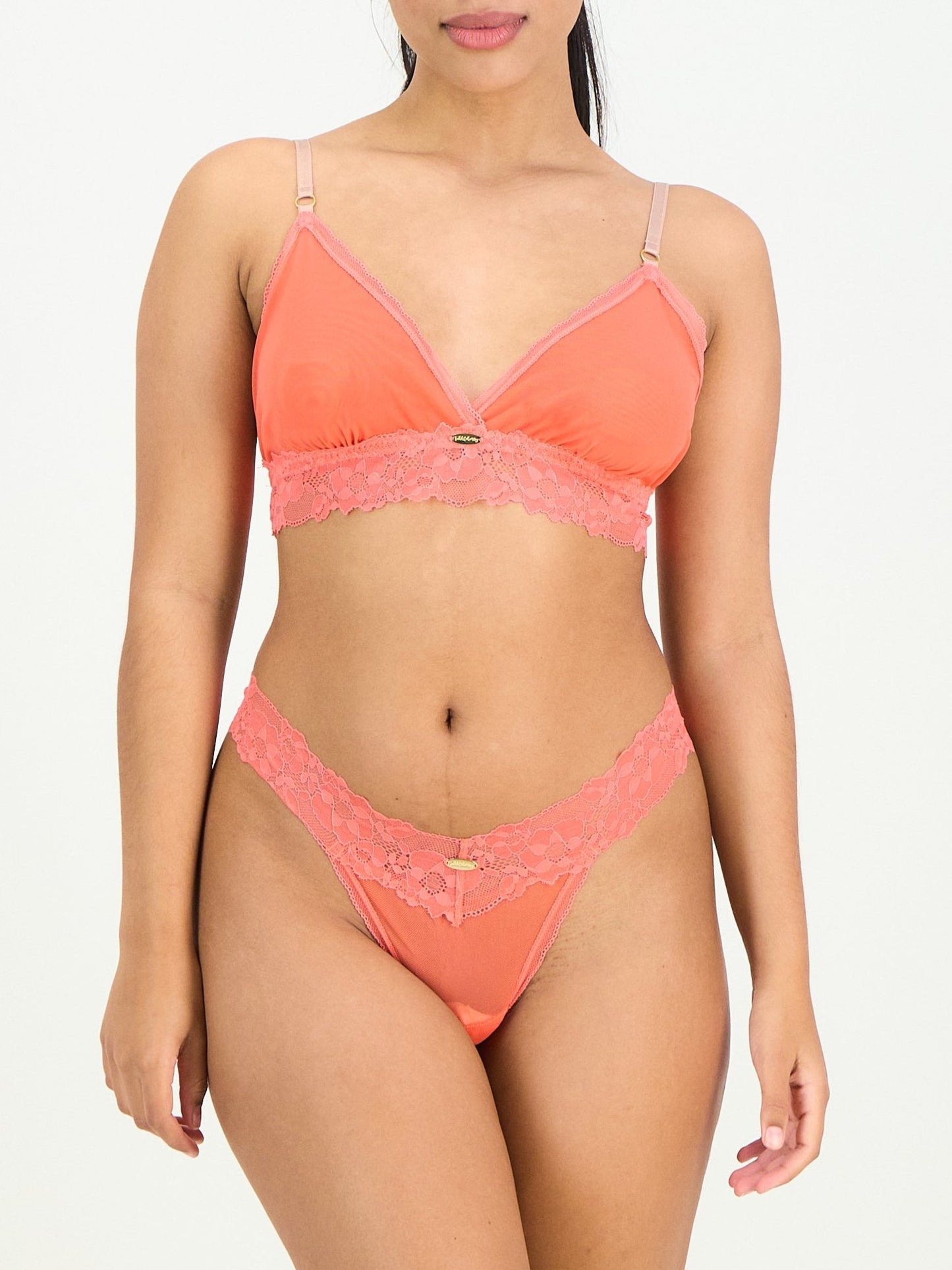 Lia and Thong Set | Tangerine