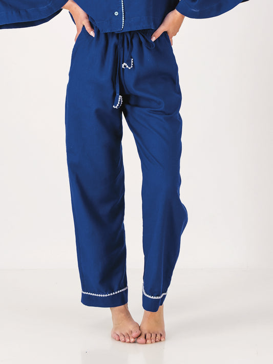 Linen PJ Pants | Royal
