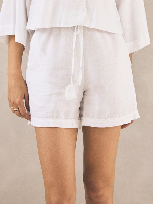 Linen PJ Short | Snow White