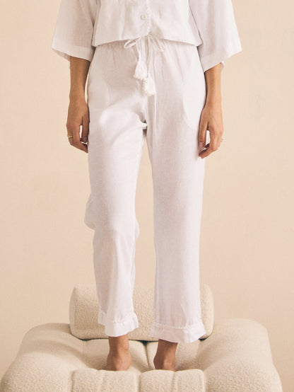 Linen PJ Pants | Snow White