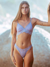 Lia and Thong Set | Smokey Lavender