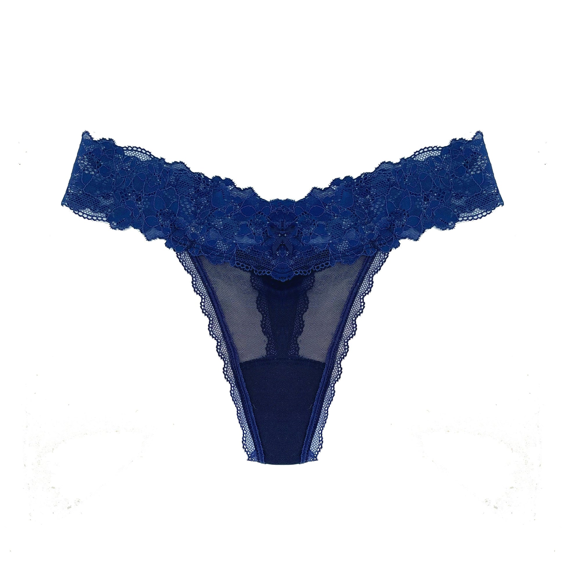 Barely There Thong in Midnight Blue - Takkleberry