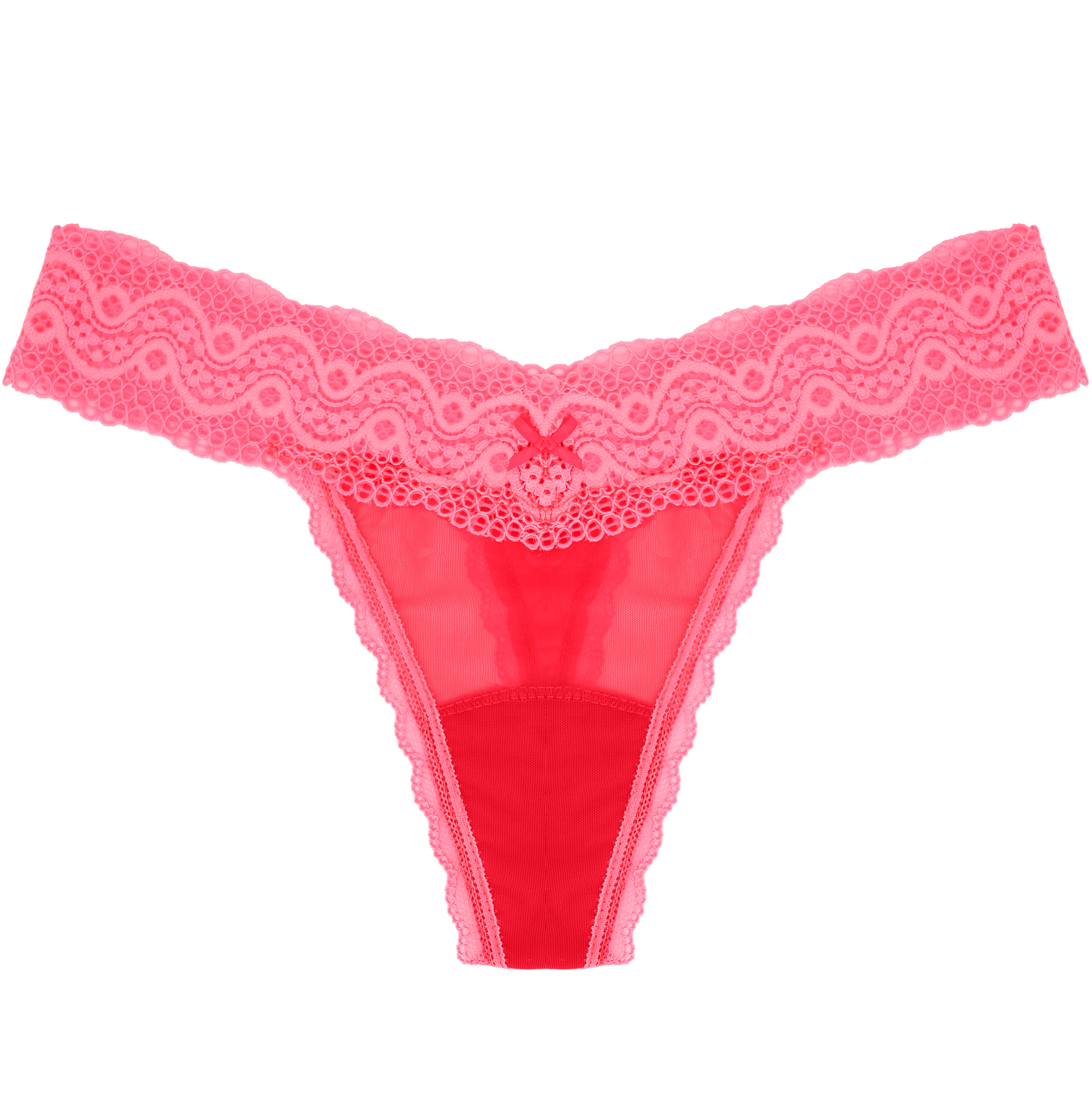 Classic Lace Thong in Lady in Red - Takkleberry