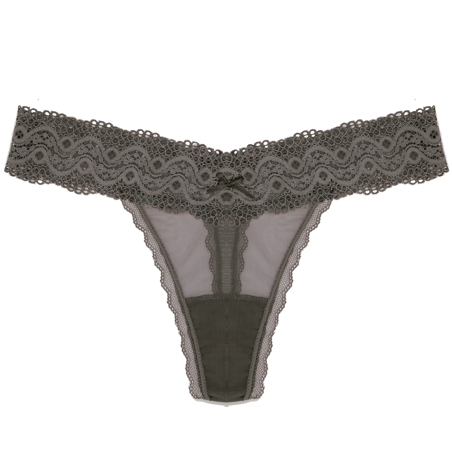 Classic Lace Thong in Iron Maiden - Takkleberry