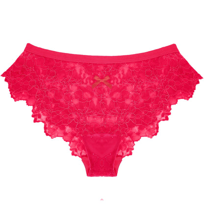Lace Panty in Lady in Red - Takkleberry