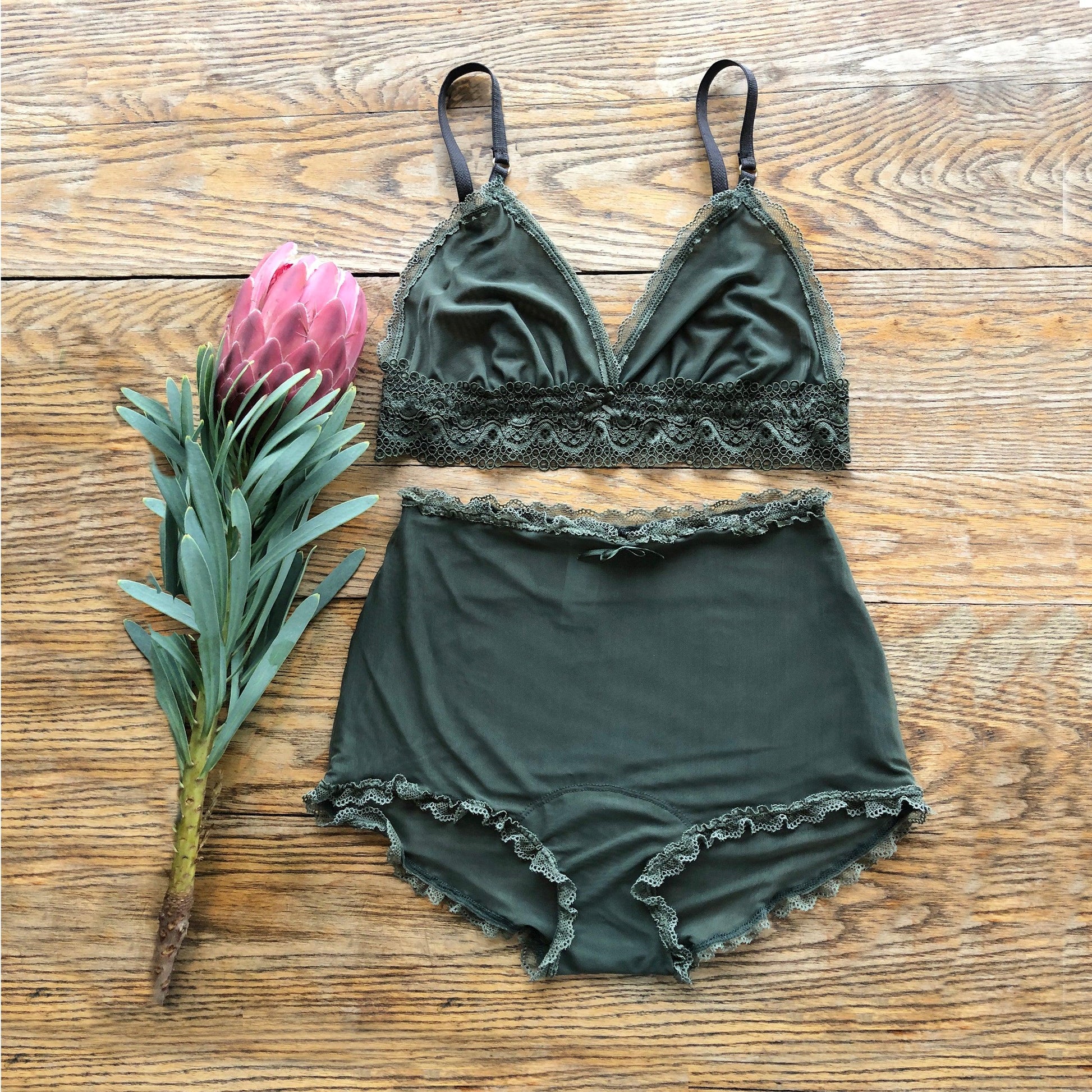 High Waist Knickers in Jungle - Takkleberry